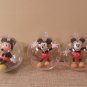 Lot of 3 Vintage Disney Mickey Mouse Christmas Ornaments