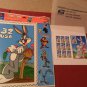 Bugs Bunny 32 cent Stamps in Frame 1997 & Window cling