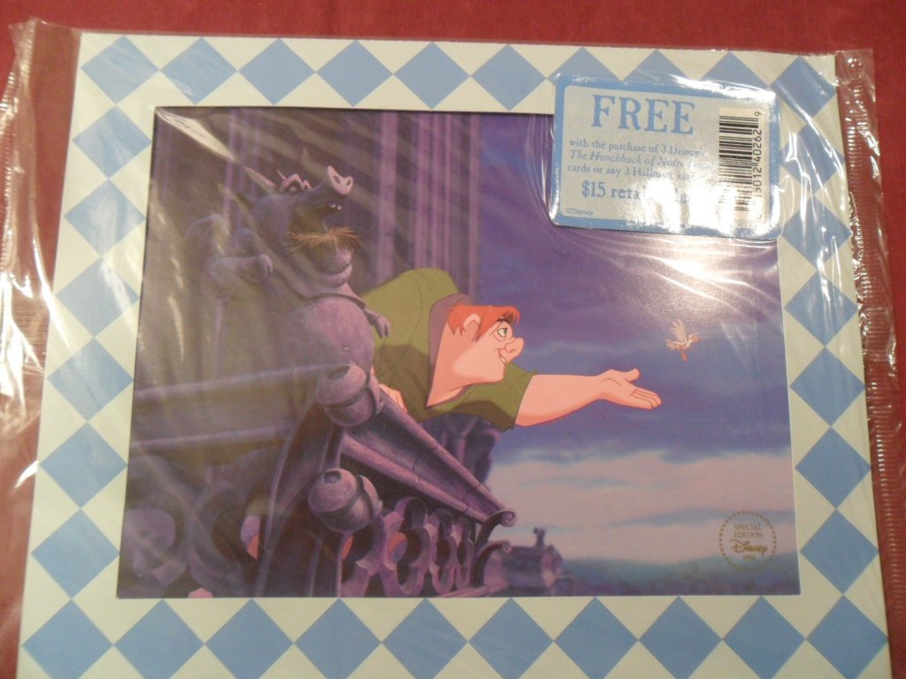 1996 Disney Hunchback Of Notre Dame Lithograph