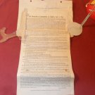 REPLICA DECLARATION OF INDEPENDENCE JULY 4, 1776