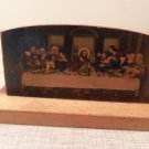 Vintage Last Supper Wooden Souvenir Roscommon Mi.