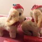 Lot of 2 Vintage 1950's Walking, Barking, Sitting Up, Tail Wagging Dog Battery Operated
