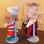 Lot of 2 Precious Moments Christmas Dolls 1989-99