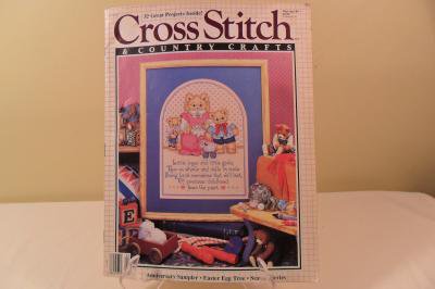 MAR/APR 1989 CROSS STITCH AND COUNTRY CRAFTS BOOK SEASIDE SERIES