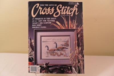 SEPT. 1991 FOR THE LOVE OF CROSS STITCH BOOK 25 PROJECTS
