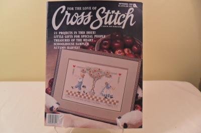 SEPT. 1989 AUTUMN HARVEST FOR THE LOVE OF CROSS STITCH BOOK