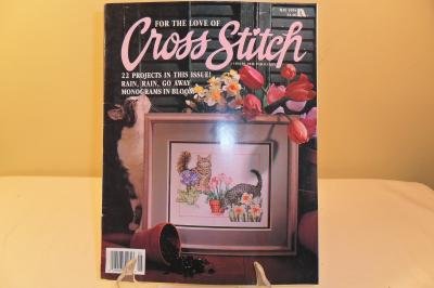 MAY 1994 MONOGRAMS IN BLOOM FOR THE LOVE OF CROSS STITCH BOOK