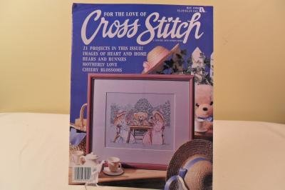 MAY 1990 CROSS STITCH BOOK FOR THE LOVE OF 21 PROJECTS