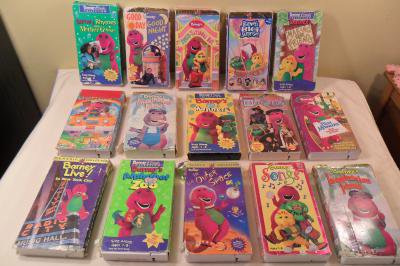 LOT OF 15 BARNEY VHS VIDEO CLASSIC COLLECTION