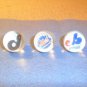Lot of 4 Baseball Proshooters Marble Mets, P, Jb Rare hard to find