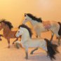 Vintage Lot of 3 Toy Horses