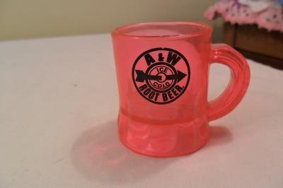 VINTAGE A & W ROOT BEER SHOT GLASS
