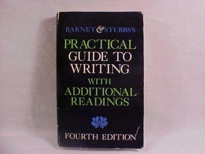 1985 BARNET & STUBB'S PRACTICAL GUIDE TO WRITING BOOK