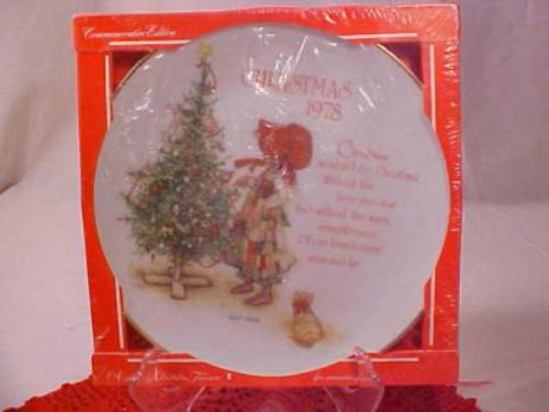 CHRISTMAS 1978 HOLLY HOBBIE COLLECTOR PLATE MINT