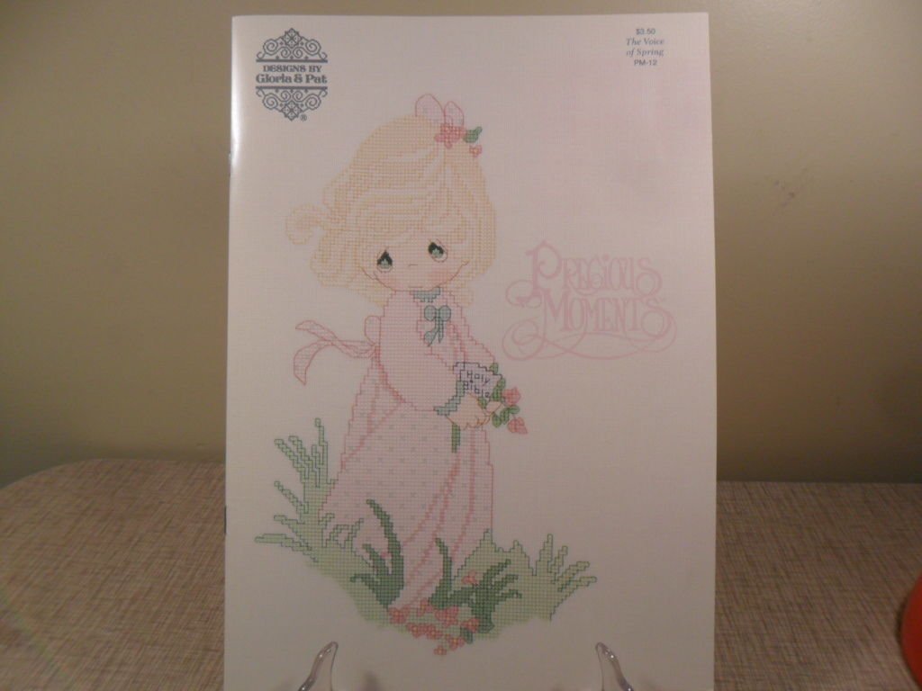 1983-87 Precious Moments Cross Stitch Book The Voice Of Spring