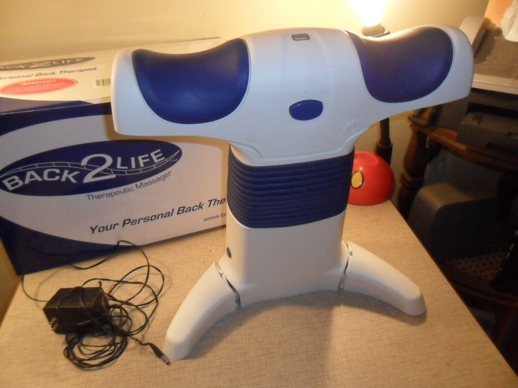 BACK 2 LIFE CONTINUOUS MOTION THERAPEUTIC BACK MASSAGER EXCELLENT USED