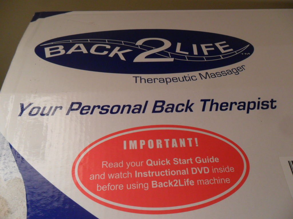 BACK 2 LIFE CONTINUOUS MOTION THERAPEUTIC BACK MASSAGER EXCELLENT USED