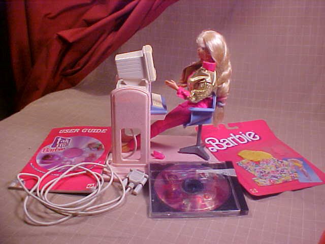 1997 TALK WITH ME BARBIE & CD-ROM BY MATTEL