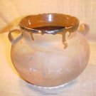 Old French clay pot, early 1900's