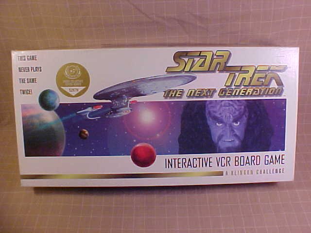 1993 STAR TREK NEXT GENERATION VCR BOARD GAME