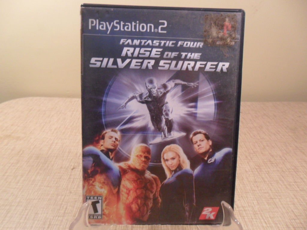 2007 PlayStation 2 Fantastic Four Rise Of The Silver Surfer Game