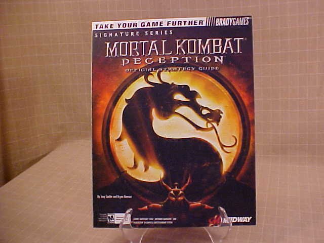 2004 MORTAL KOMBAT SIGNETURE SERIES GUIDE GAME BOOK