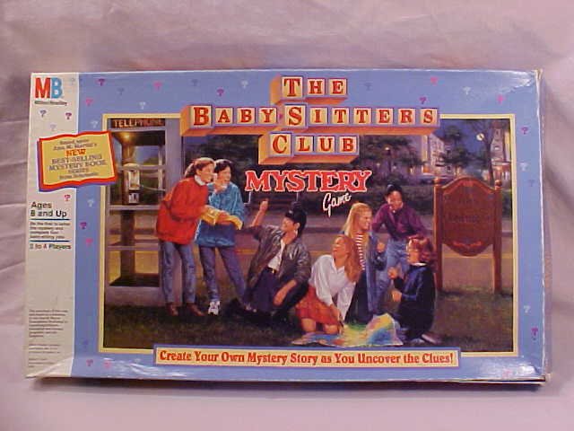 1992 THE BABY SITTERS CLUB MYSTERY BOARD GAME