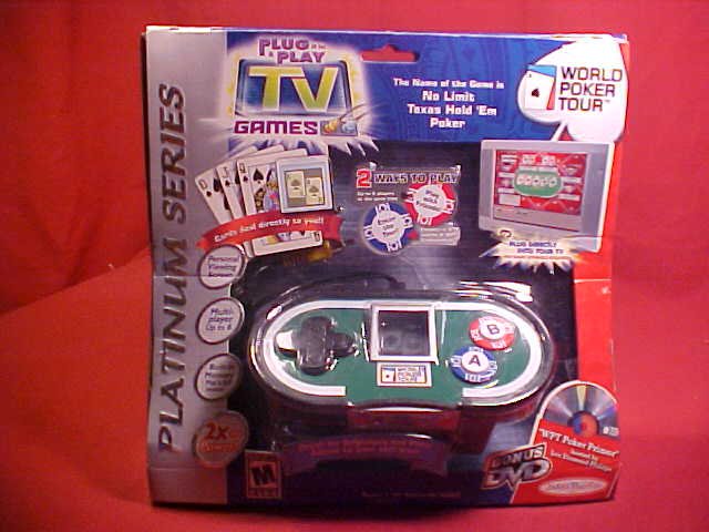 2004 world poker tour plug it in & play TV game