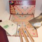 Scrabble Crossword Game Selchow & Righter Co. Complete Tiles Vintage 1983