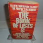 1980 The Book Of Lists 2 The People's Almanac Book