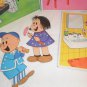 Vintage Little Lulu and Tubby Paper Doll sewing cards