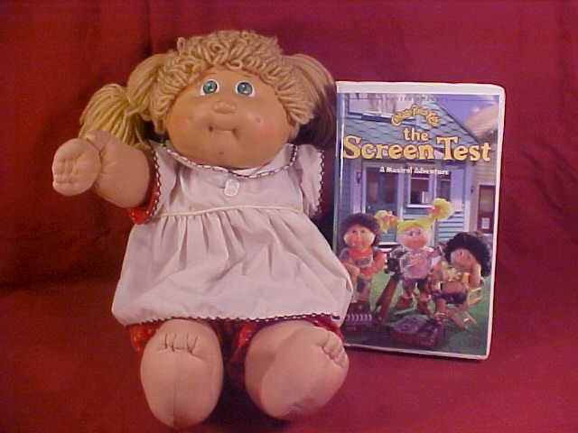 1978-82 CABBAGE PATCH KIDS DOLL & 1997 VHS VIDEO