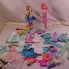 VINTAGE LOT OF 1960'S up to the 80's BARBIE DOLLS & CLOTHING