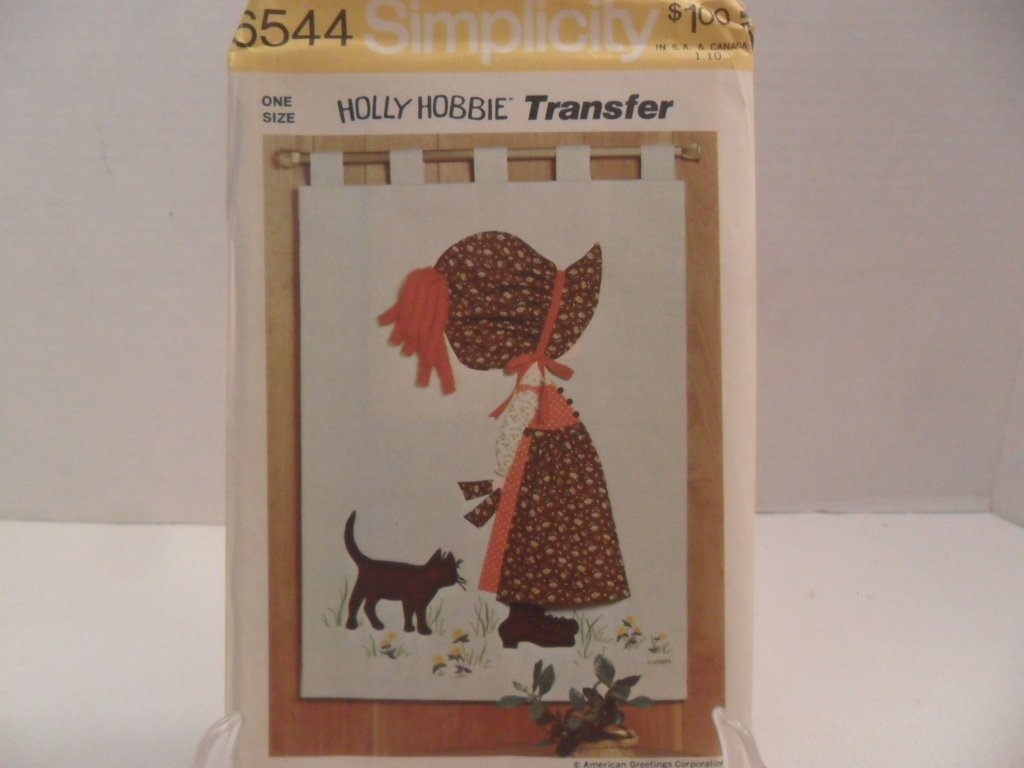 Simplicity Holly Hobbie Transfer sewing pattern #6544