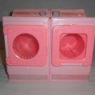 Mattel Barbie 1990 Laundry Center Washer & Dryer Combo - Spins Clothes Works