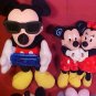 LOT OF 6 DISNEY PLUSH TOYS MICKEY MOUSE & MORE