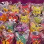 LOT OF 33 FURBY HAPPY MEAL TOYS WITH DISPLAY RARE