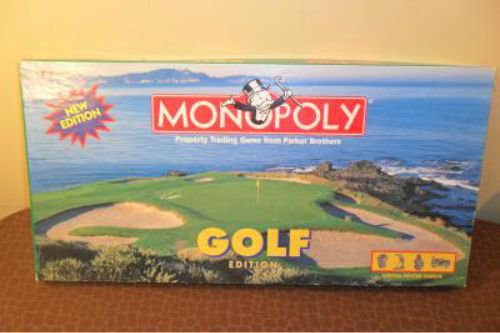 1998 Monopoly Golf Edition Board Game complete