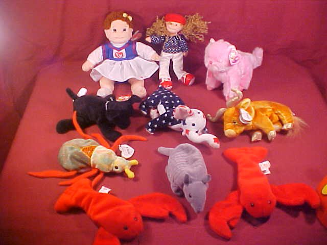 HUGE LOT OF TY BEANIE KIDS AND BEANIE BABIES