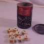 1957 VINTAGE ROCK AND ROLL WORD DICE GAME
