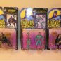 MIB Lot Of 3 Kenner Legends of Batman with Trading Card