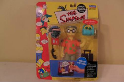 Simpson's RESORT SMITHERS Figure w/Intelli-Tronâ��ic Voice Activation NEW