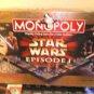 Star Wars Episode 1 Collector Edition Monopoly 3-D board game complete 1999