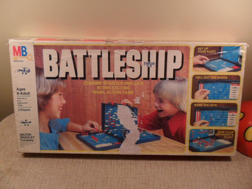 1978 MB BattleShip Action Game Complete