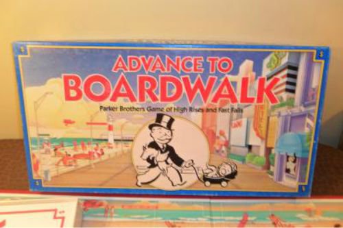 1998 Advance To BoardWalk Board Game Complete
