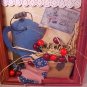CHERRY PIE & COFFEE 3D FRAMED WALL PICTURE 17 X 12