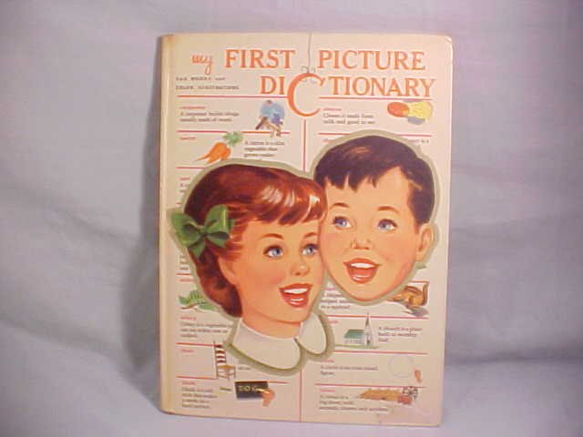 VINTAGE MY FIRST PICTURE DICTIONARY BOOK
