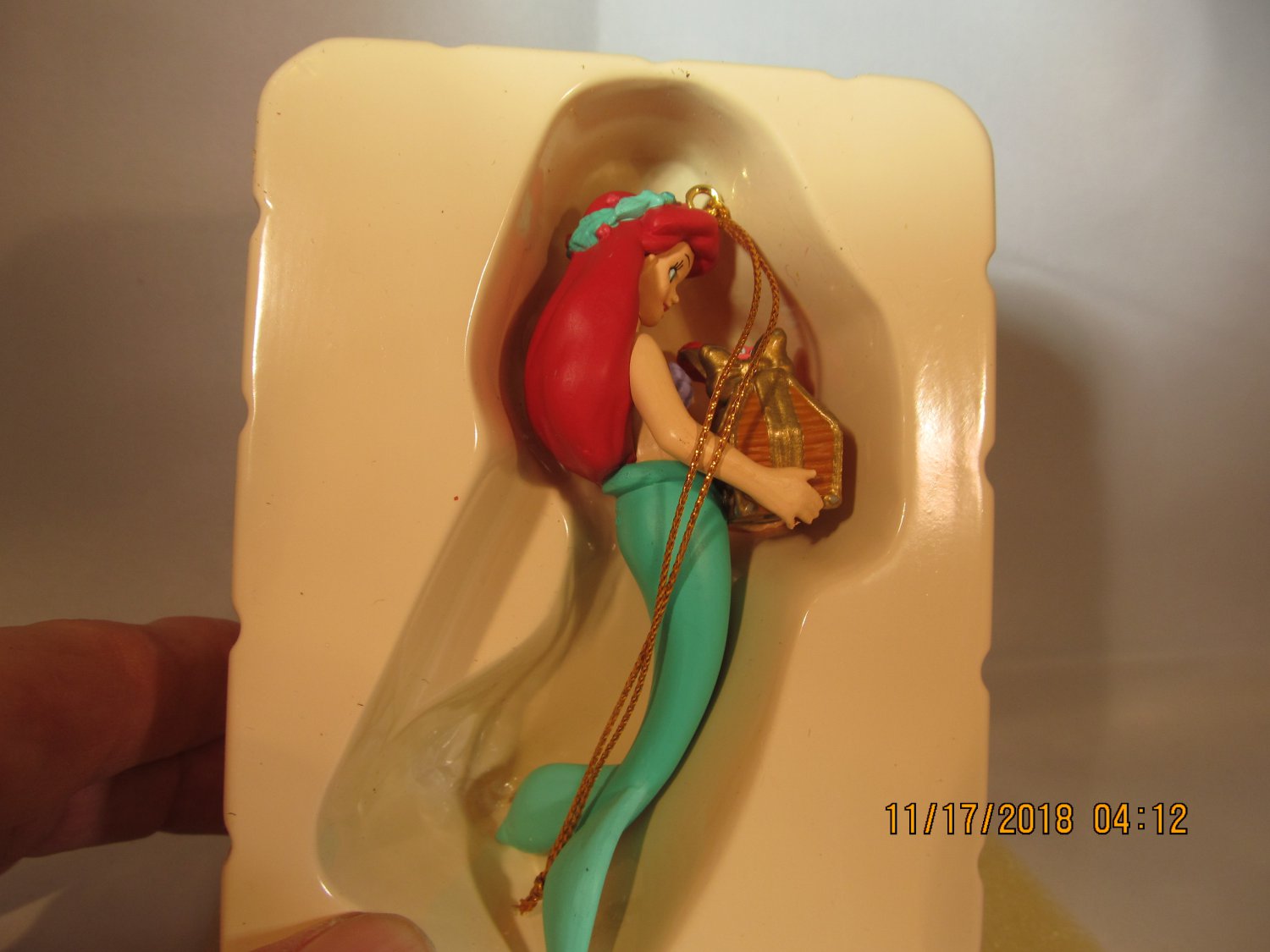 Little Mermaid Christmas Magic Ornament - GROLIER DISNEY