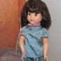 Vintage 18" walking head turning Sleep eye Doll with case & clothes