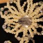 Vintage Cluster of Pearl Crystals Beads Clip-on earring